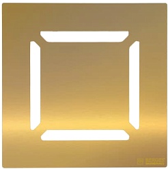 BERGES Wasserhaus Душевой трап Zentrum Norma 150 092463 золото глянец – фотография-2